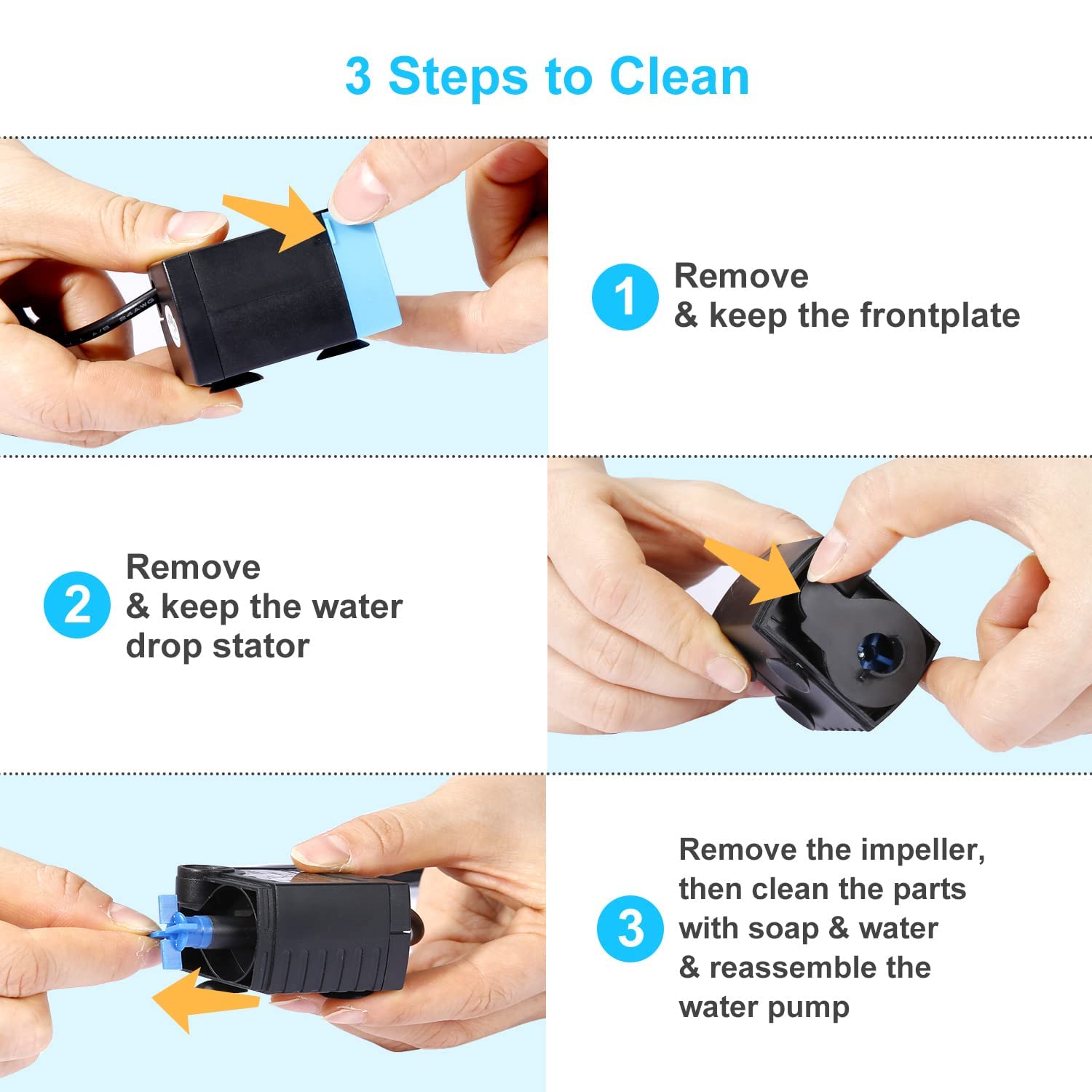 Sanklev SP-400LV easy-clean design supports regular maintenance for fresh water.
