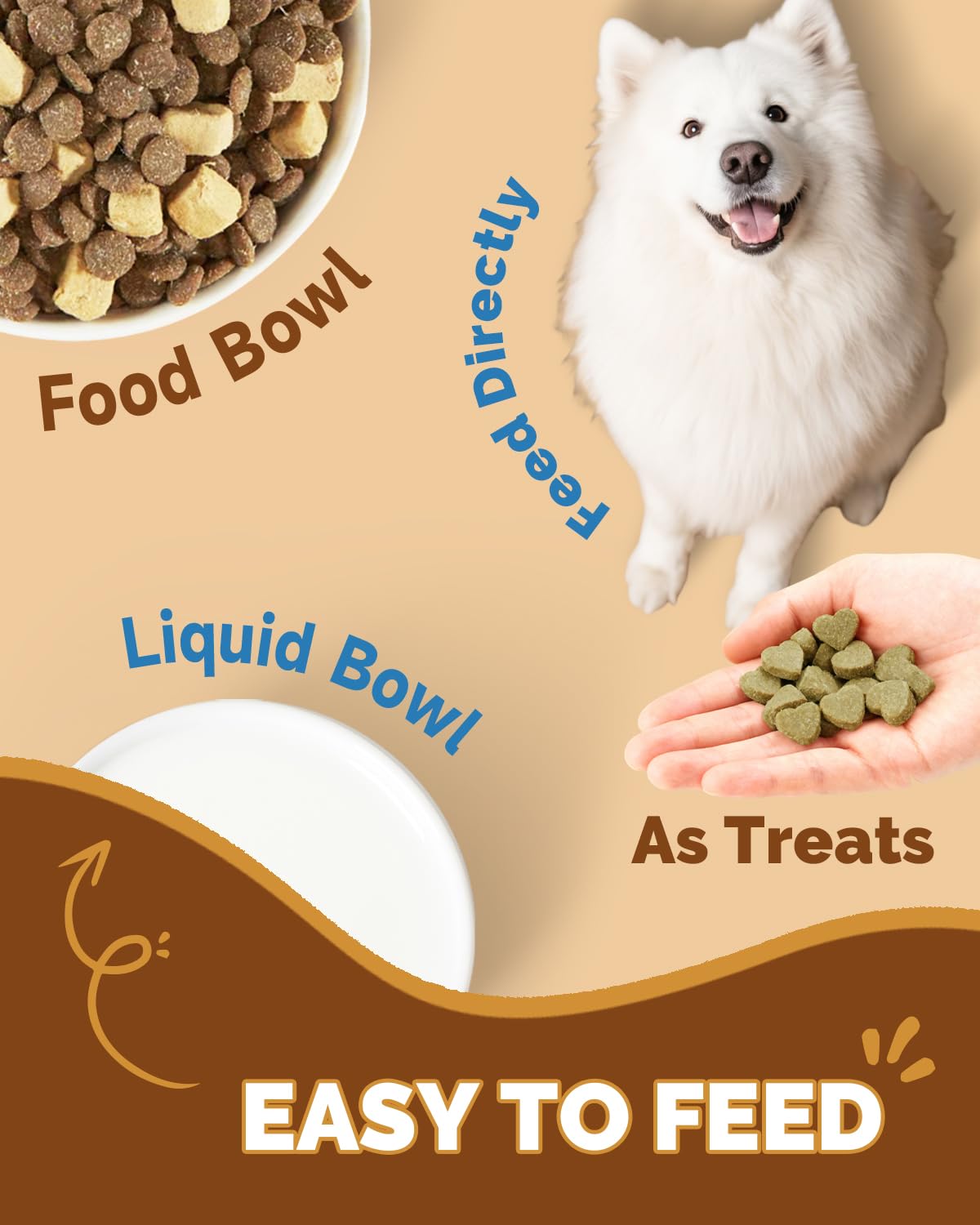 SANTKOL Mushrooms for Dogs reishi-soothing-texture aids gentle daily dosing.