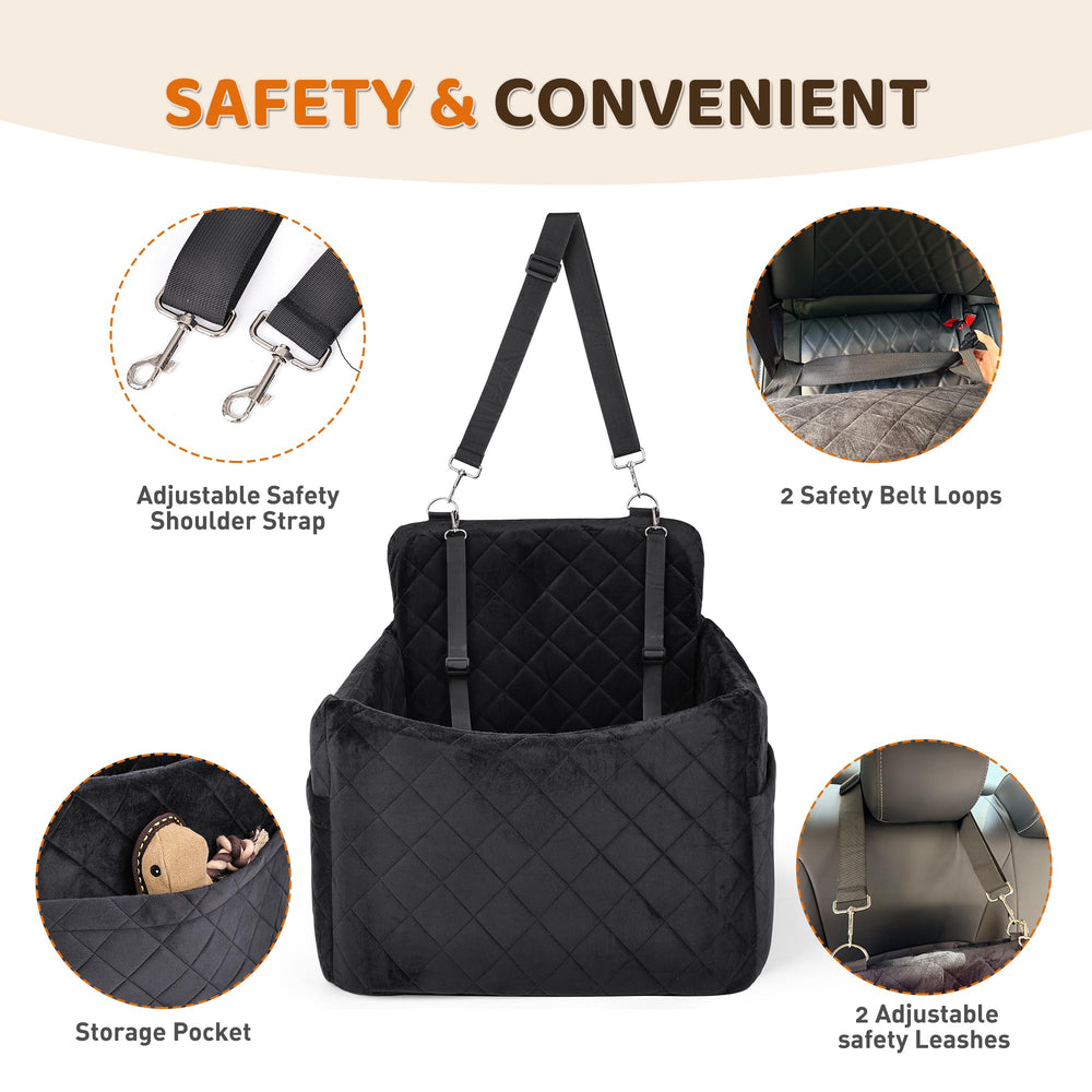 SANUODO detachable washable bed keeps the seat clean after adventures