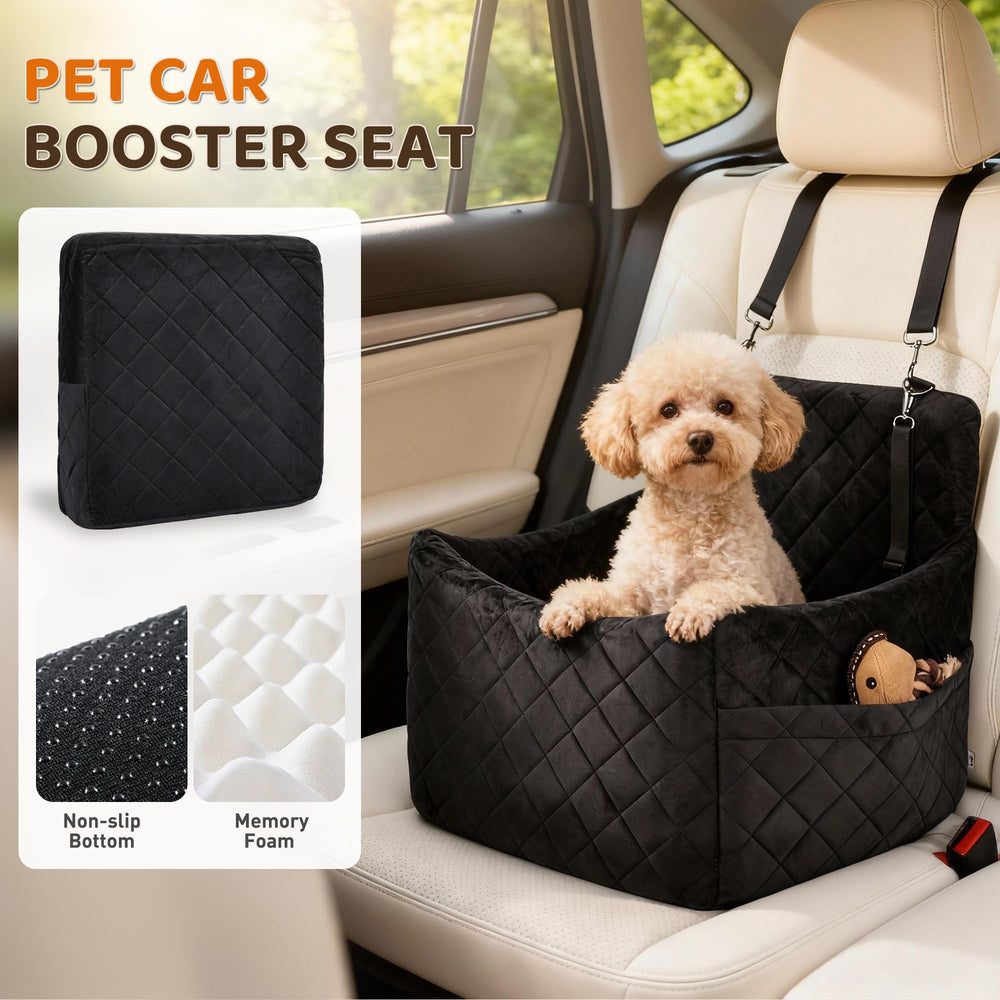 SANUODO compact black seat installs quickly and fits most vehicles