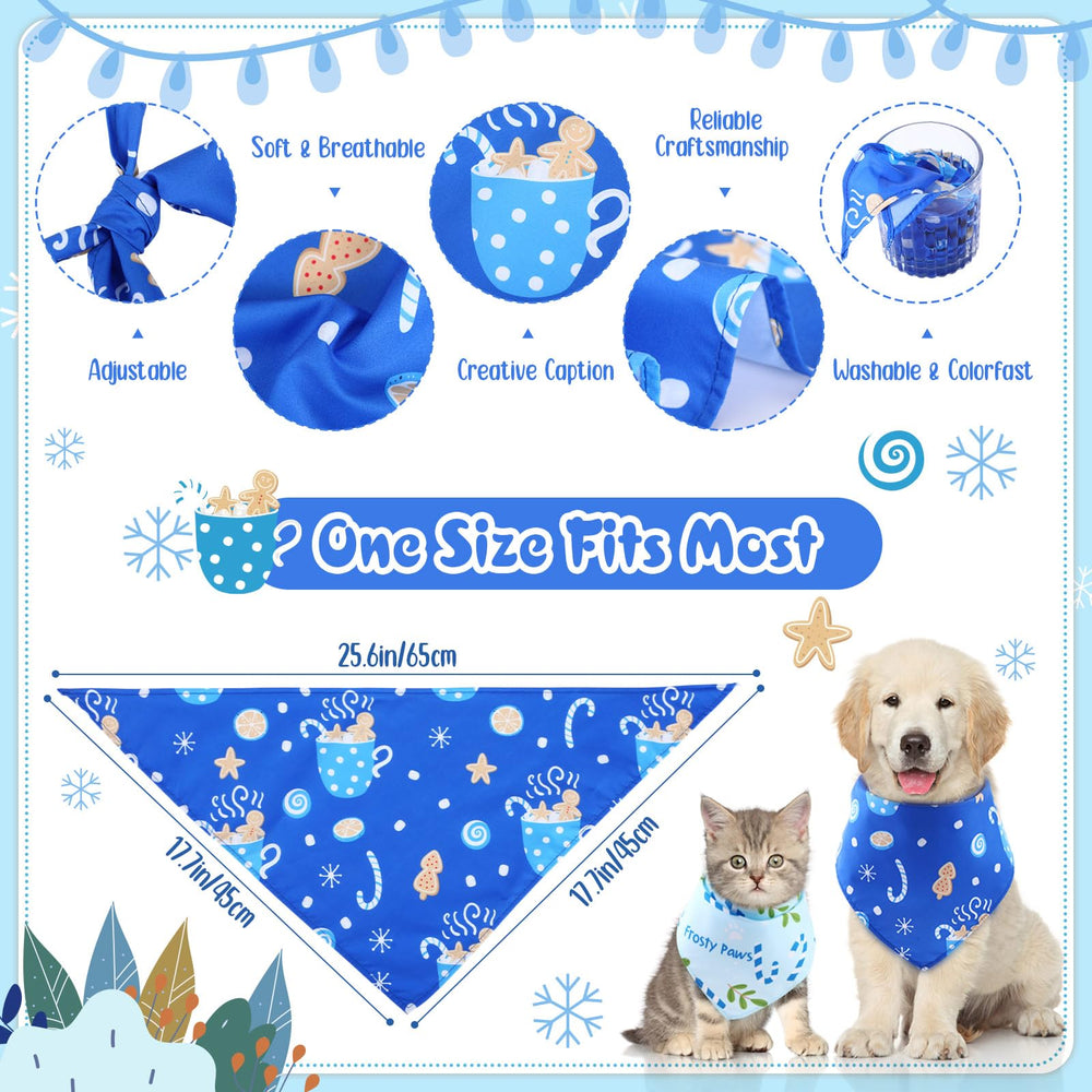 Sanwuta adjustable dog kerchief demonstrating flexible fit.