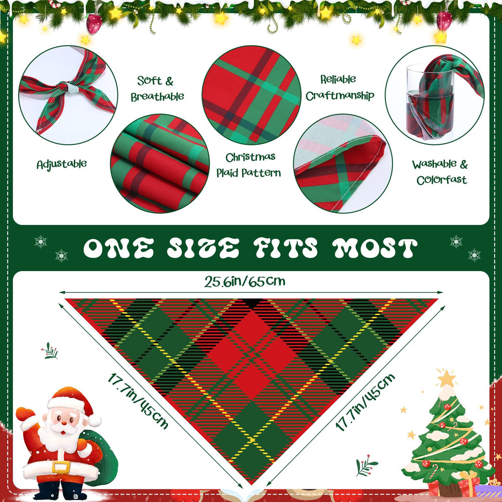 Sanwuta Christmas dog bandana ideal for holiday photo ops