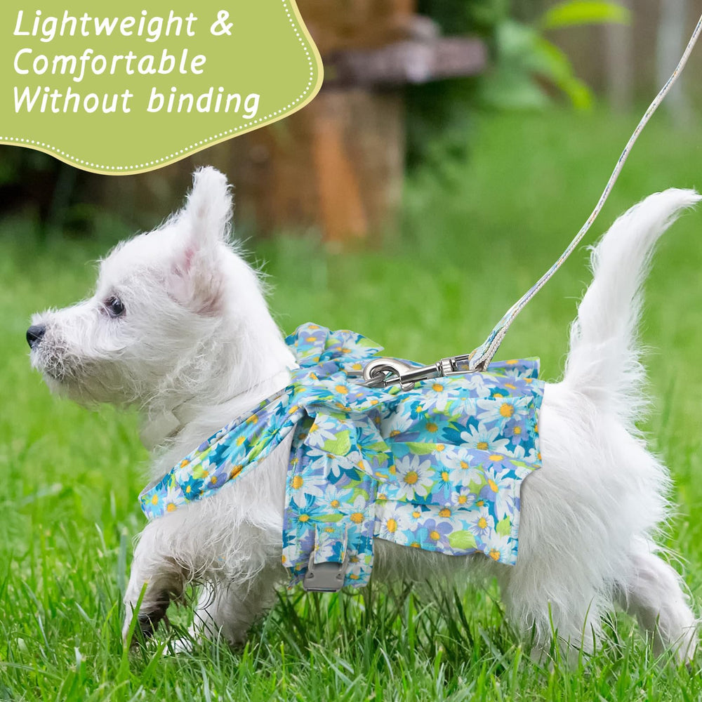Sanwuta dog dress harness on a walking dog for easy wear