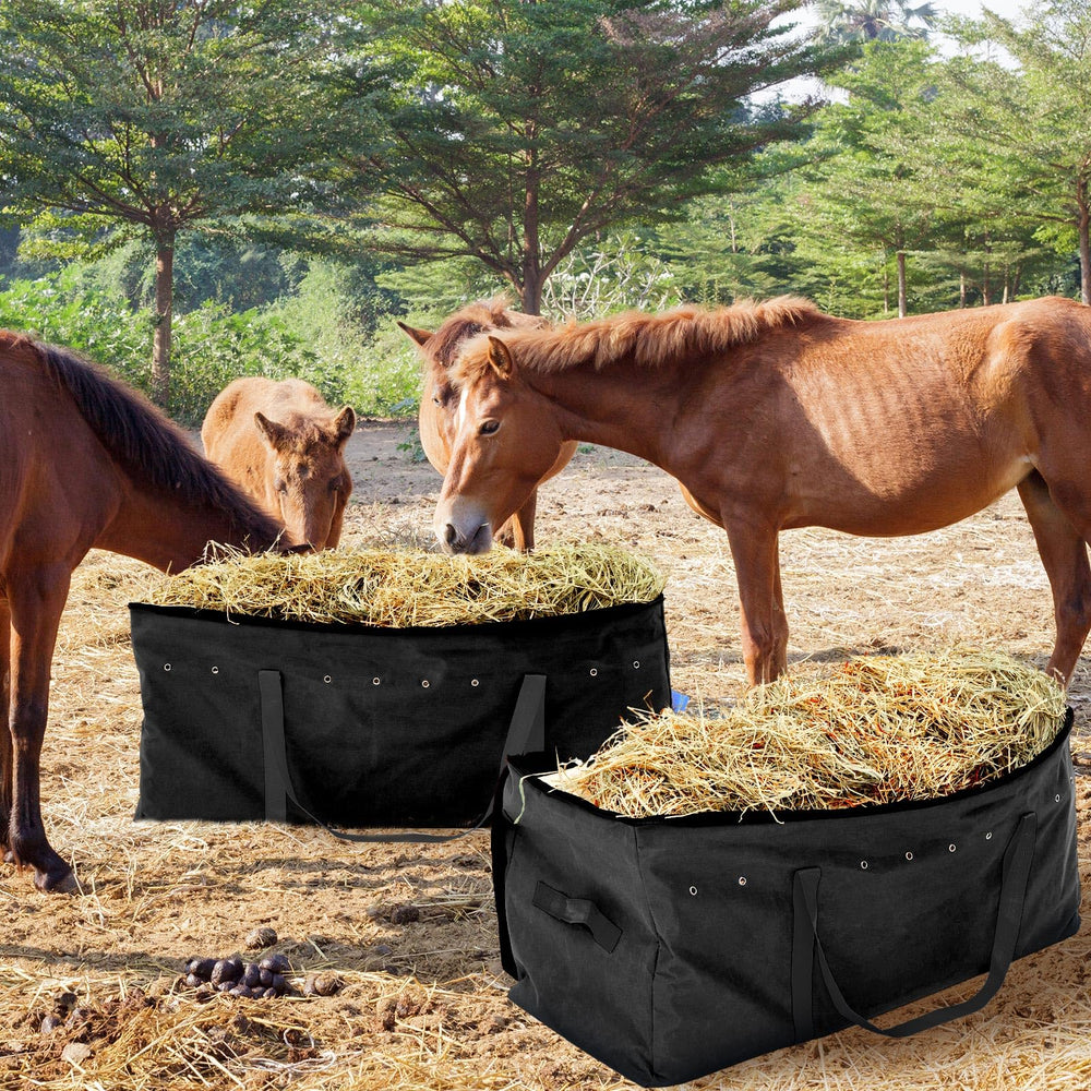 Sanwuta hay bale bag in barn use during feeding