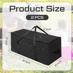 Sanwuta hay bale bag side view highlighting sturdy shoulder strap