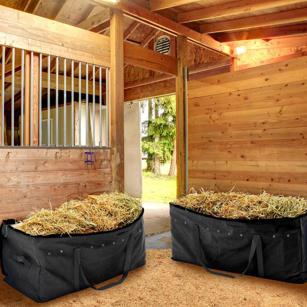 Sanwuta hay bale bag front zipper opening for easy access