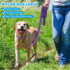 Sanwuta heavy-duty swivel buckles prevent leash twisting for smoother control.