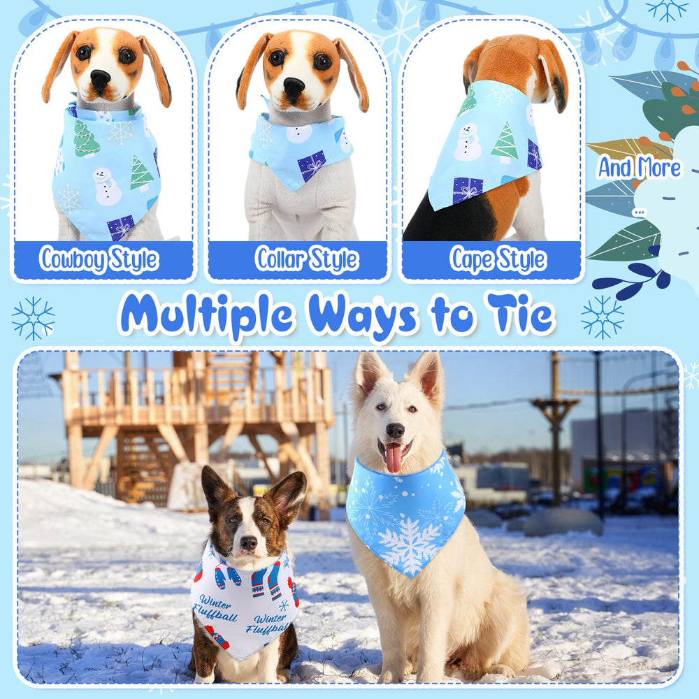 Sanwuta 60 piece multi-pattern dog bandana set for daily wear.