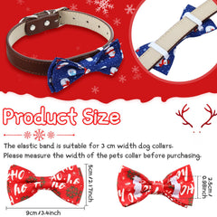 Sanwuta Santa-pattern bow tie perfect for holiday photos and events.