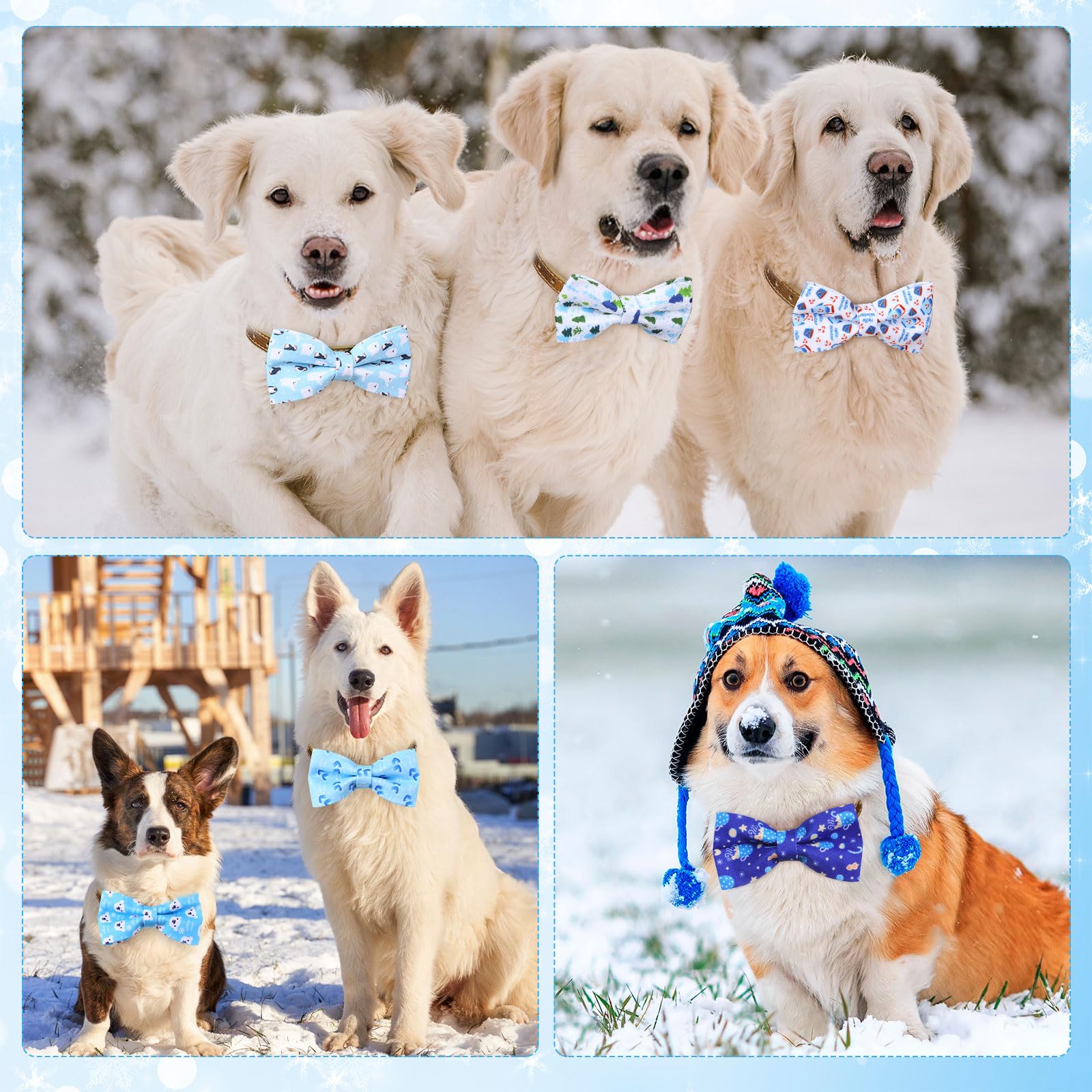 Sanwuta winter dog bow collection offers versatile daily wear.