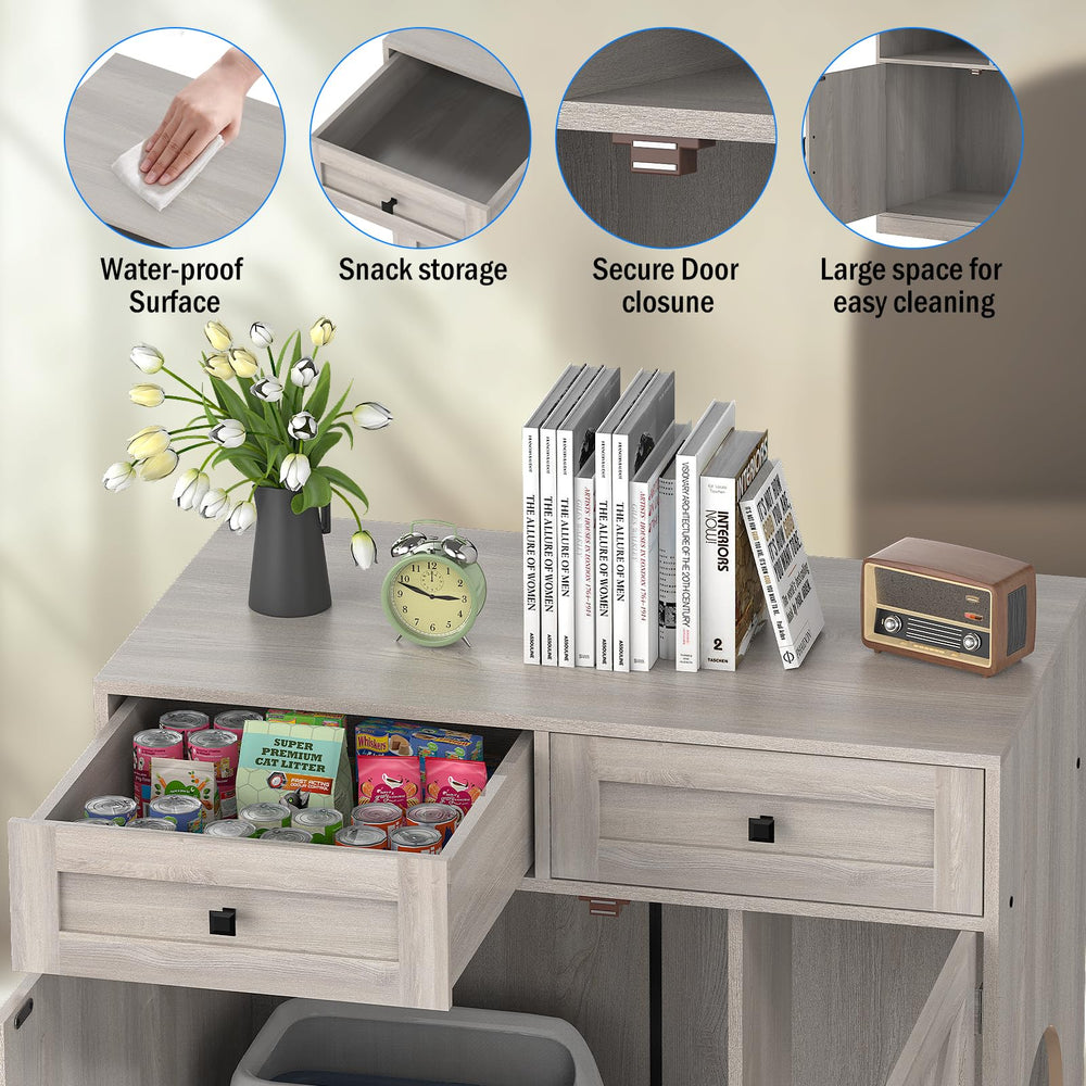 SANXUO cabinet side ventilation and removable panels support airflow.