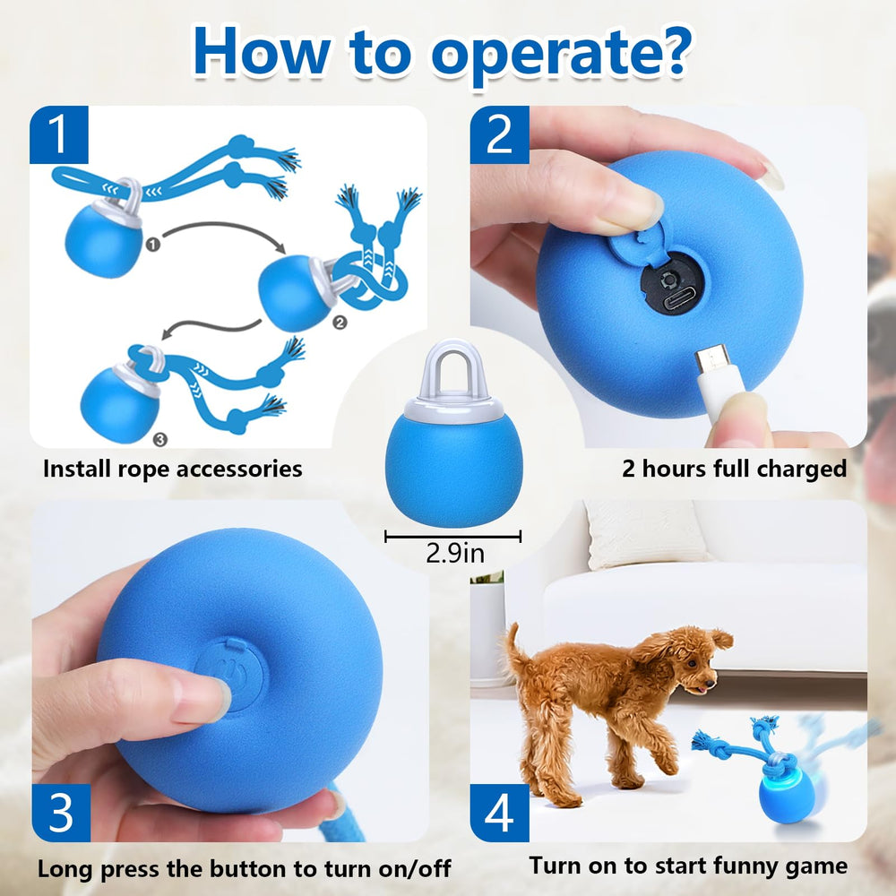 Saolife 2.9-inch toy suits small and medium dogs for steady activity