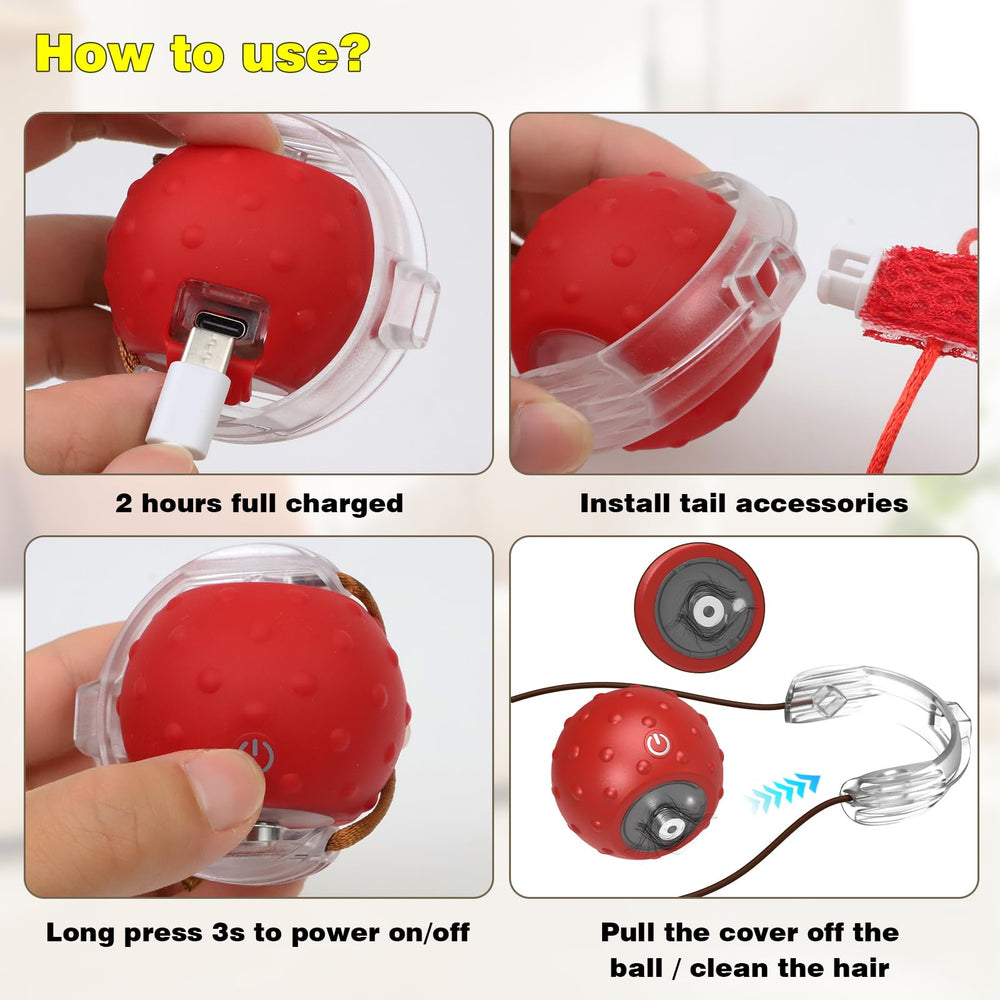 Saolife standby wake feature lets cats play even when owner is away.