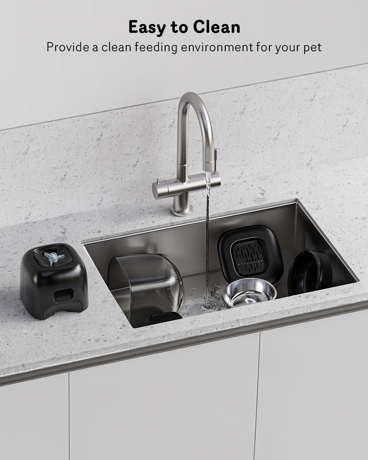 Sarpaws Automatic Feeder backup batteries enable feeding during outages.