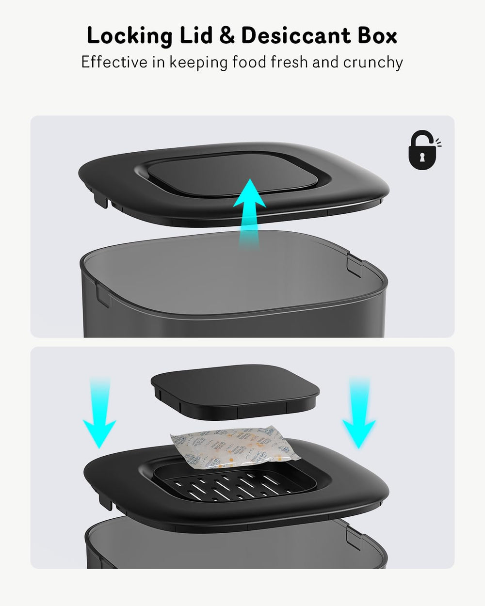 Sarpaws Automatic Feeder portion-control dial highlights customizable meal sizes.