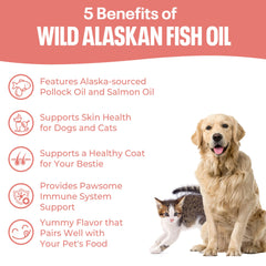 SavvyBeast pollock-salmon oil pump demonstrates easy, mess-free daily dosing