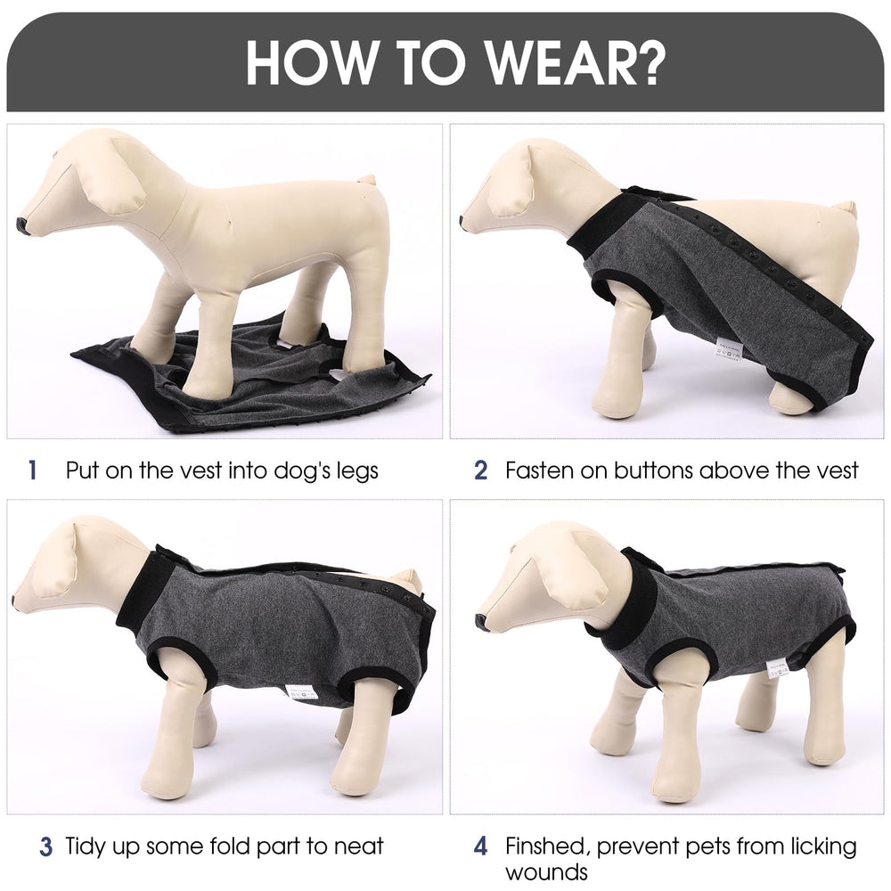 SAWMONG suit fits male and female pets across sizes for versatile use.