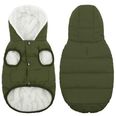 SAWMONG windproof waterproof dog coat shields against wind and rain on outdoor adventures