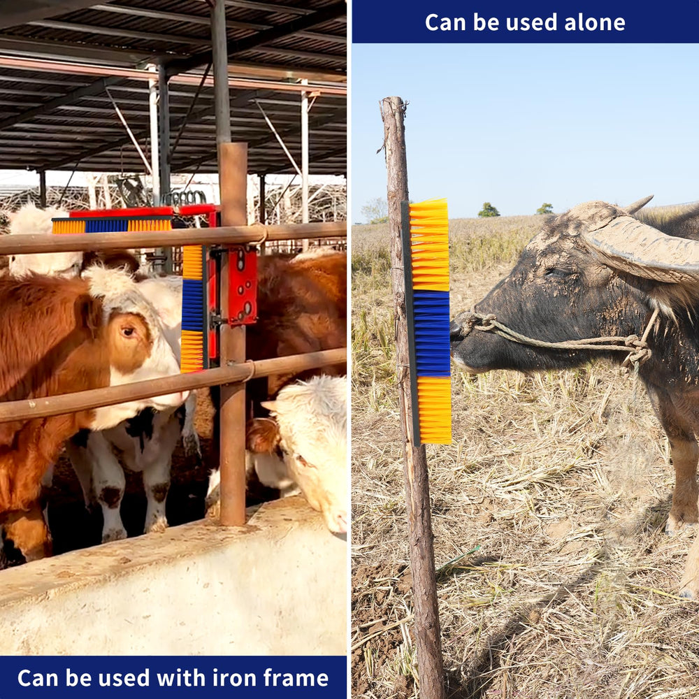 Sayutie livestock scratch brush, durable plastic, easy to clean.