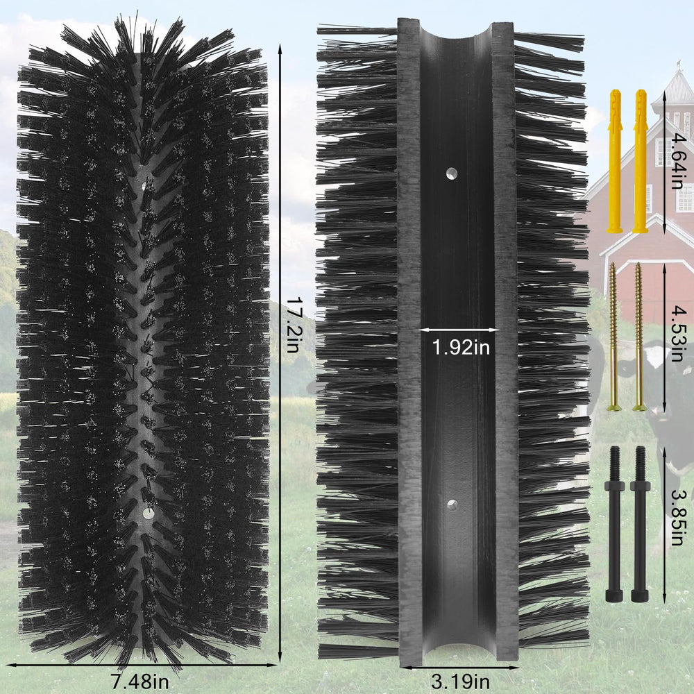 Sayutie Scratching Brush bristles closeup highlights soft and hard bristles for safe skin contact.