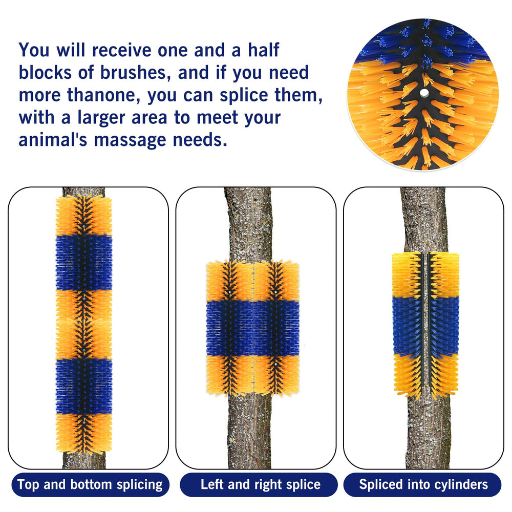 Sayutie brush used on cattle and sheep for hair management.