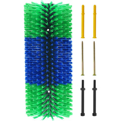 Sayutie Livestock Scratching Brush installation in barn for secure grooming