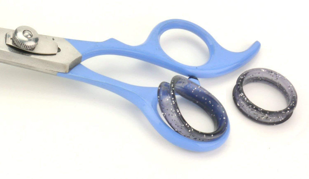 Scaredy Cut right-handed design blue for comfortable grip