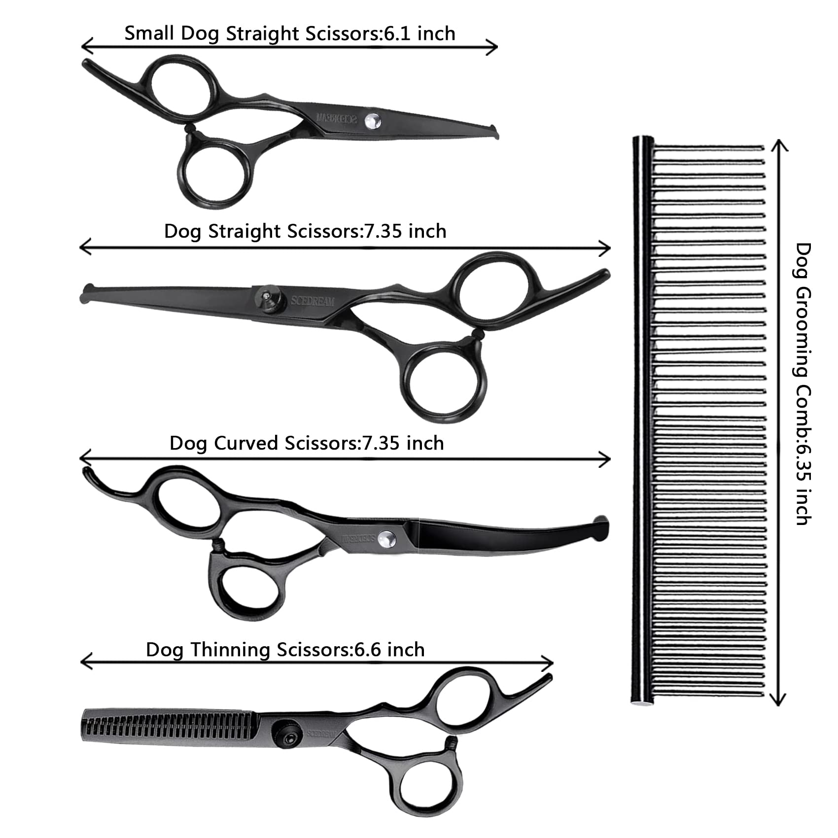 SCEDREAM curved blade scissors close-up for precise gentle trims
