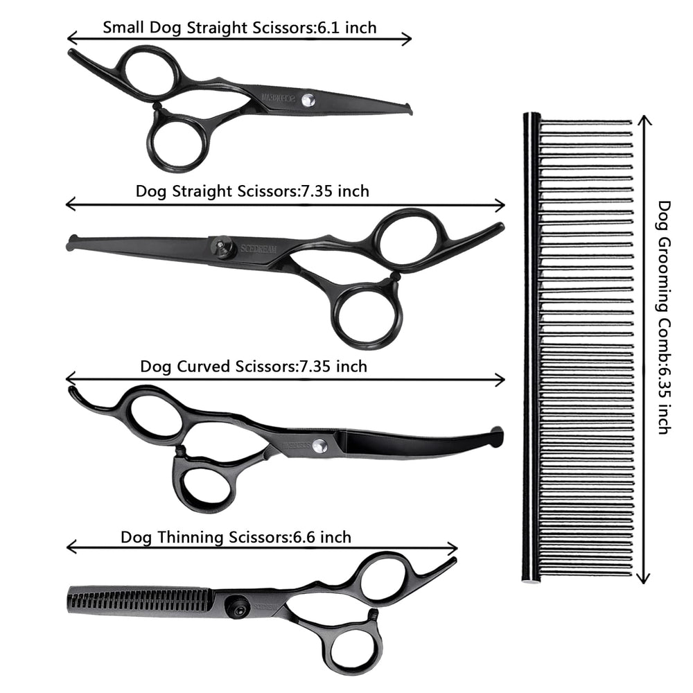 SCEDREAM curved blade scissors close-up for precise gentle trims