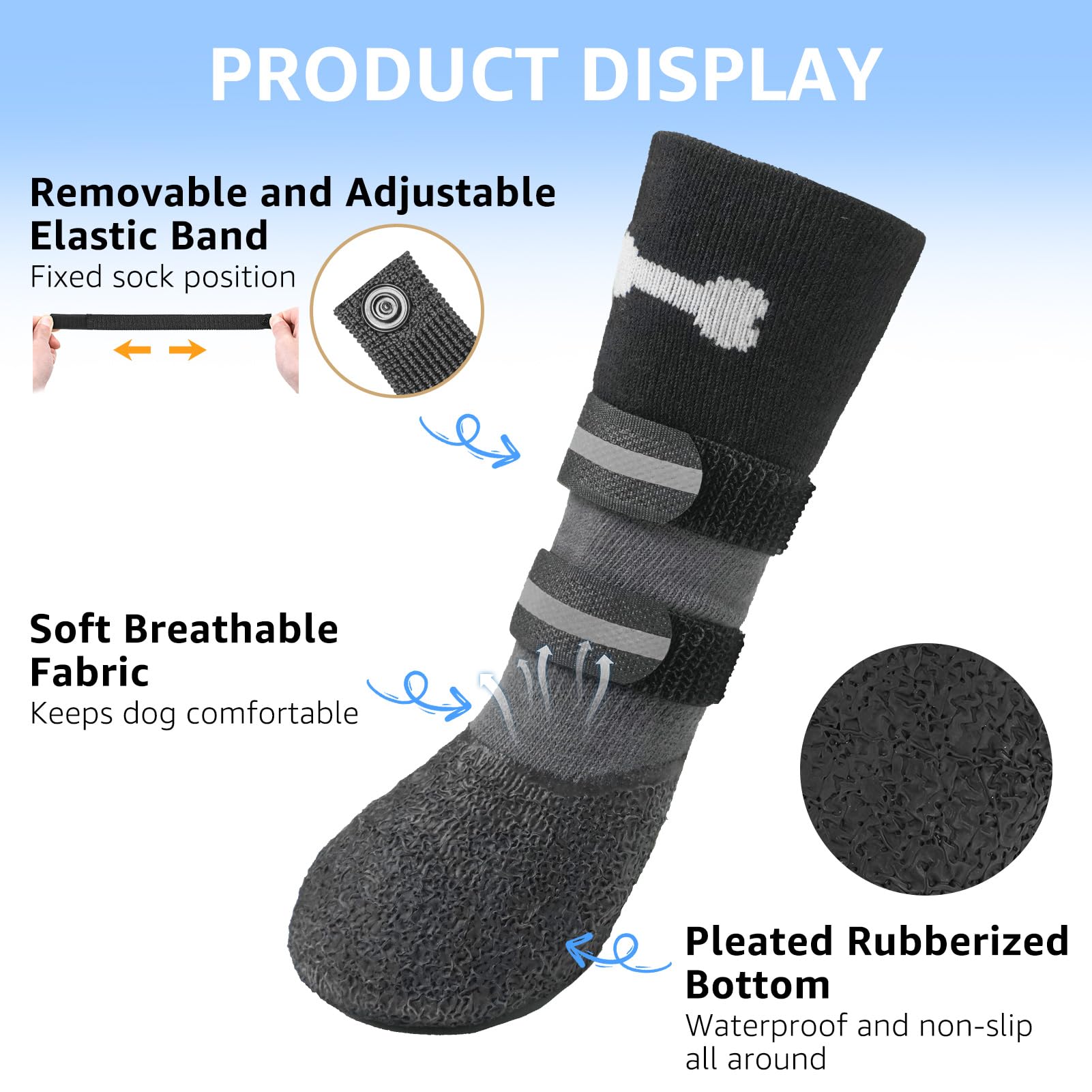 SCENEREAL adjustable straps secure a snug fit for active dogs