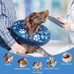 SCENEREAL adjustable neck collar strap securing collar in place