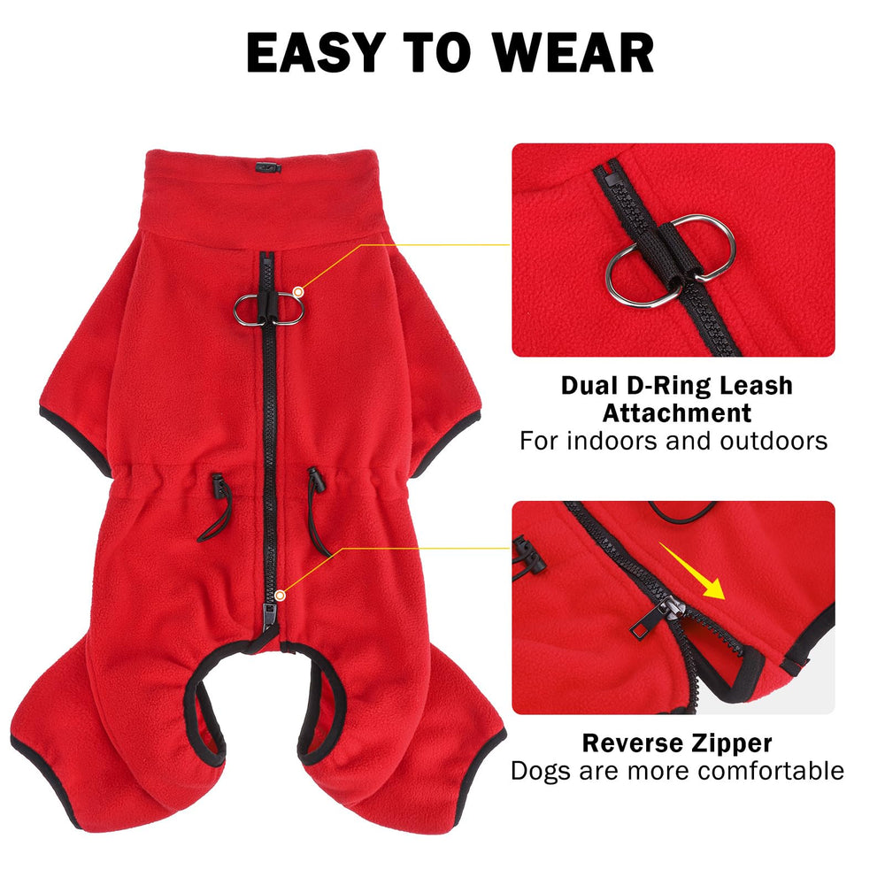 SCENEREAL back-zip design keeps dressing smooth and fur-friendly.