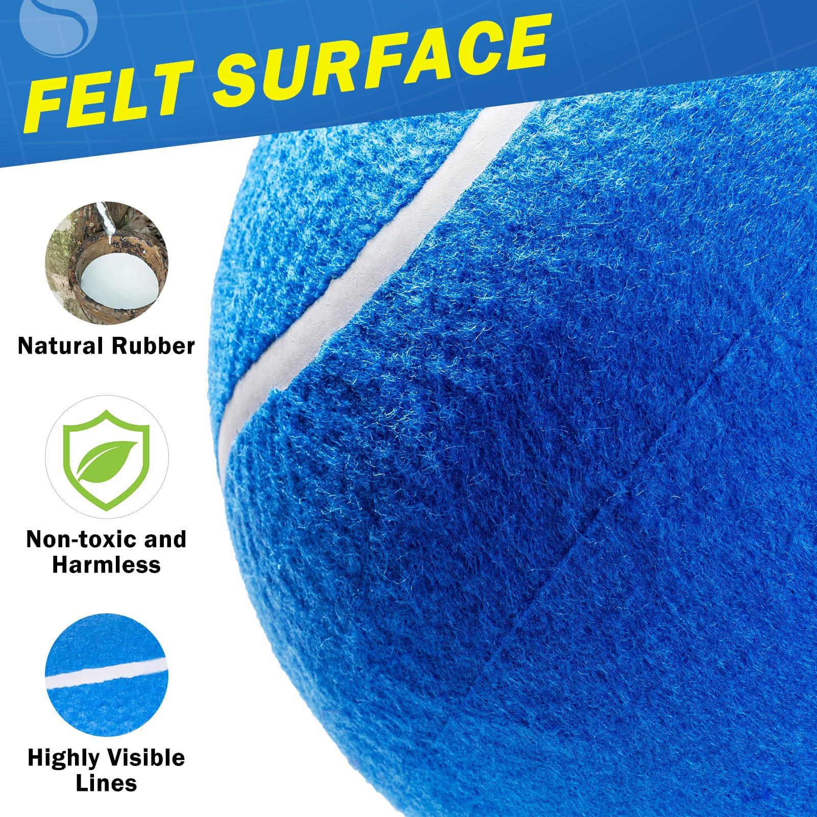 SCENEREAL ball 9.5-inch with pump and inflation needle included