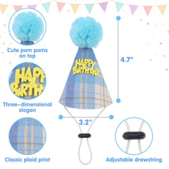 SCENEREAL blue balloons to decorate a dog birthday celebration
