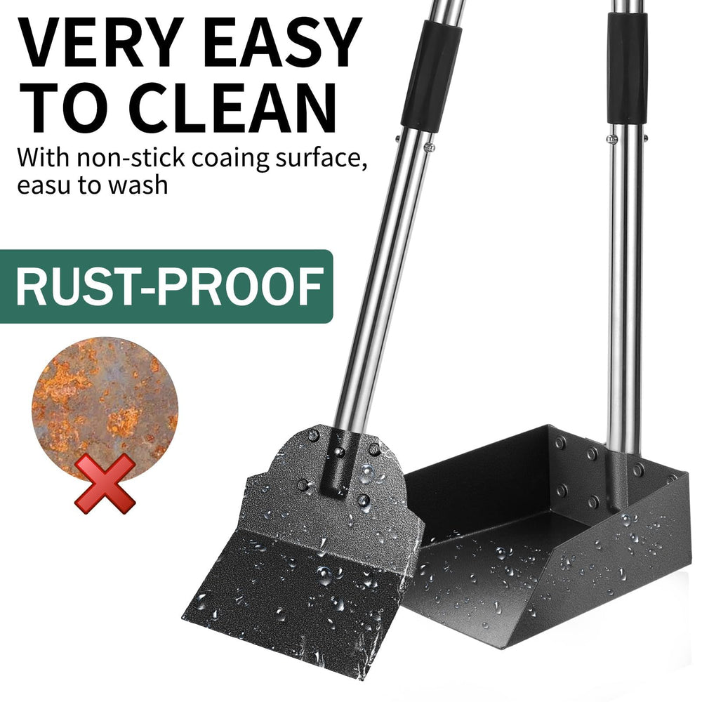 SCENEREAL detachable pooper scoop parts for compact storage.
