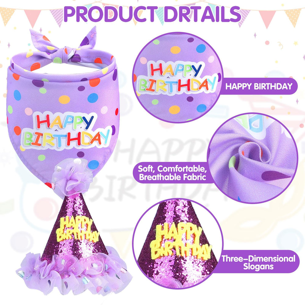 SCENEREAL dog birthday skirt adjustable waist for easy on/off party styling.