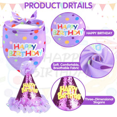 SCENEREAL dog birthday skirt adjustable waist for easy on/off party styling.