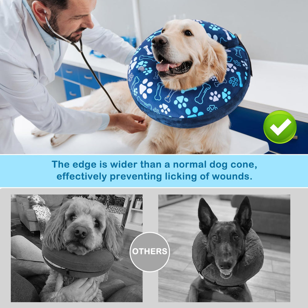 SCENEREAL washable zip opening on recovery collar for easy cleaning