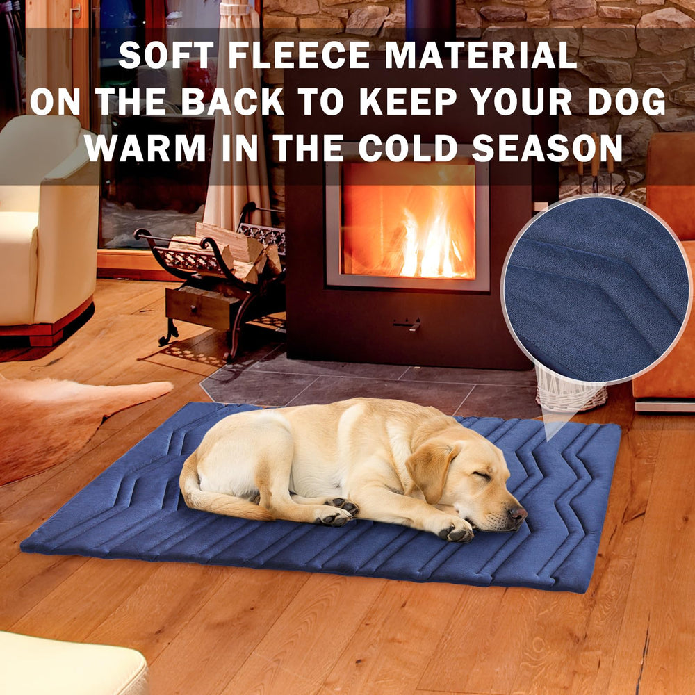 SCENEREAL large-dog mat shows ample space for resting after exercise.
