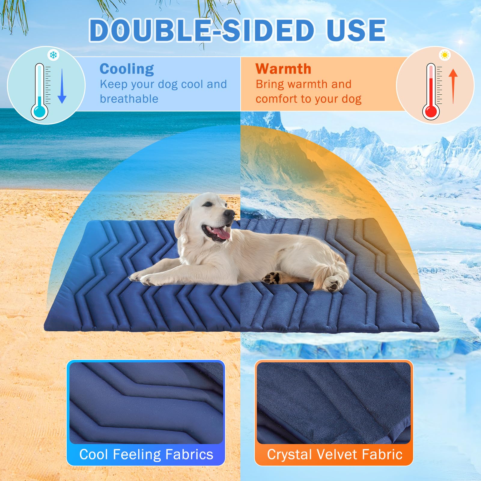 SCENEREAL mat machine-washable cover offers easy cleaning and quick refresh.