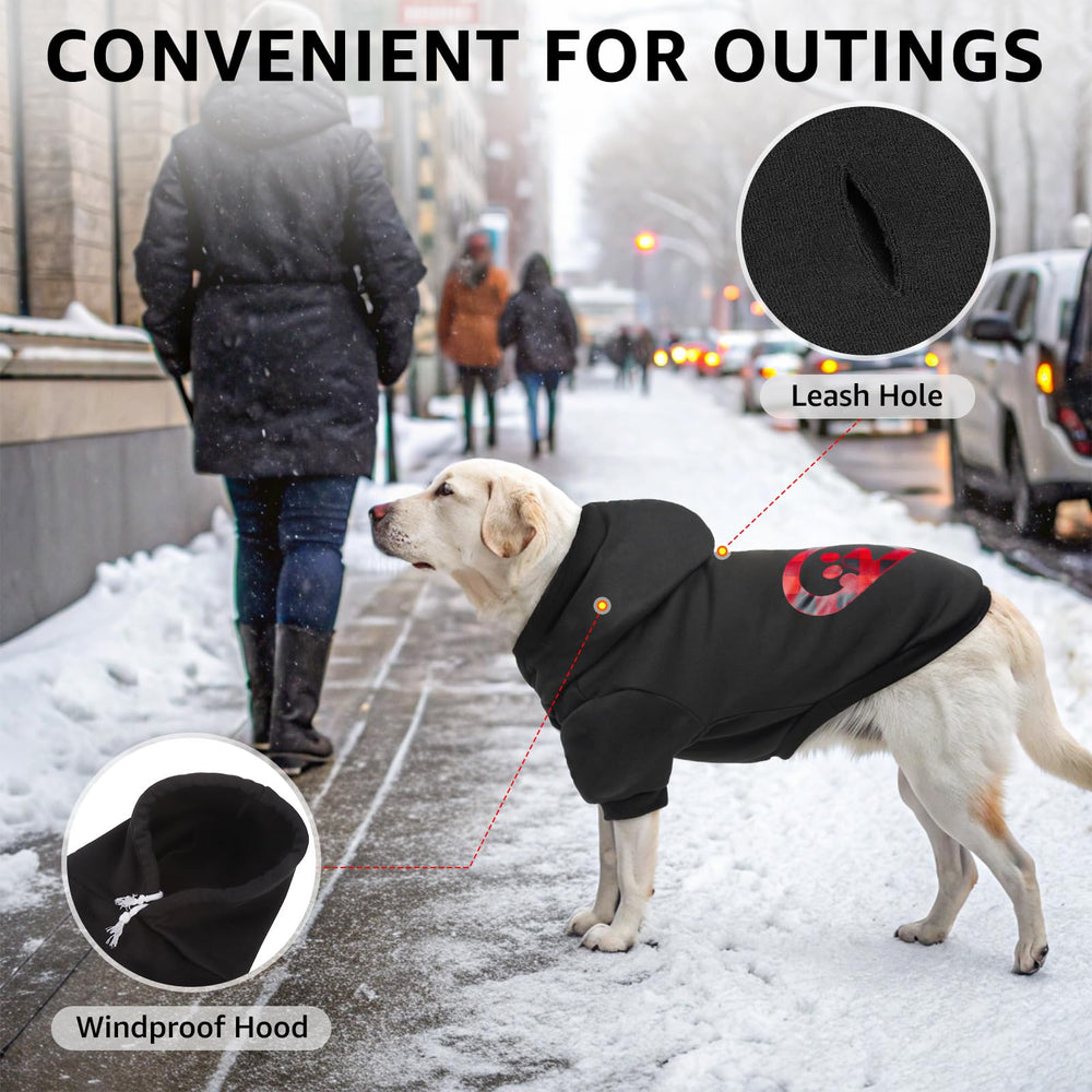 SCENEREAL dog hoodie color-durable fabric image emphasizes long-lasting color retention after washes.