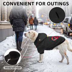 SCENEREAL dog hoodie color-durable fabric image emphasizes long-lasting color retention after washes.