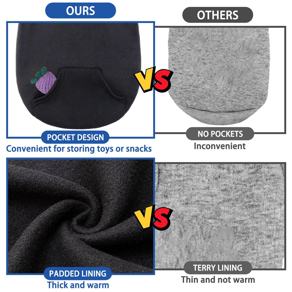 SCENEREAL dog hoodie stretch fabric enables flexible movement during play