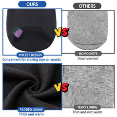 SCENEREAL dog hoodie stretch fabric enables flexible movement during play