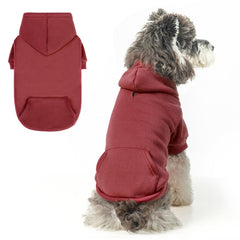 SCENEREAL dog hoodie with pocket keeps treats handy during walks