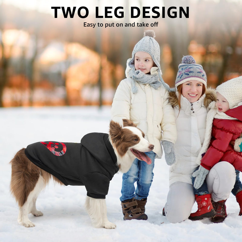 SCENEREAL dog hoodie wash-care label demonstrates easy machine wash care