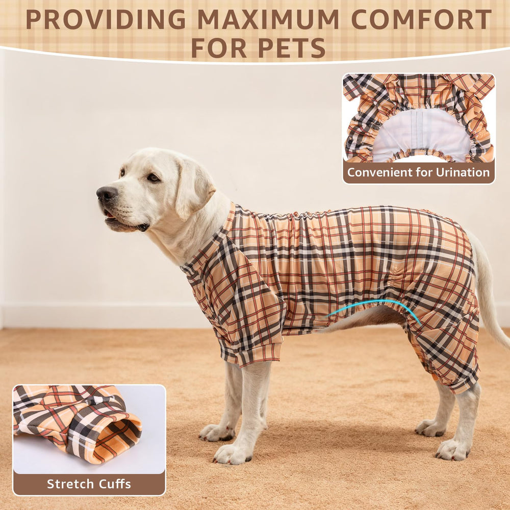 SCENEREAL dog pajamas four-legged opening for easy potty breaks