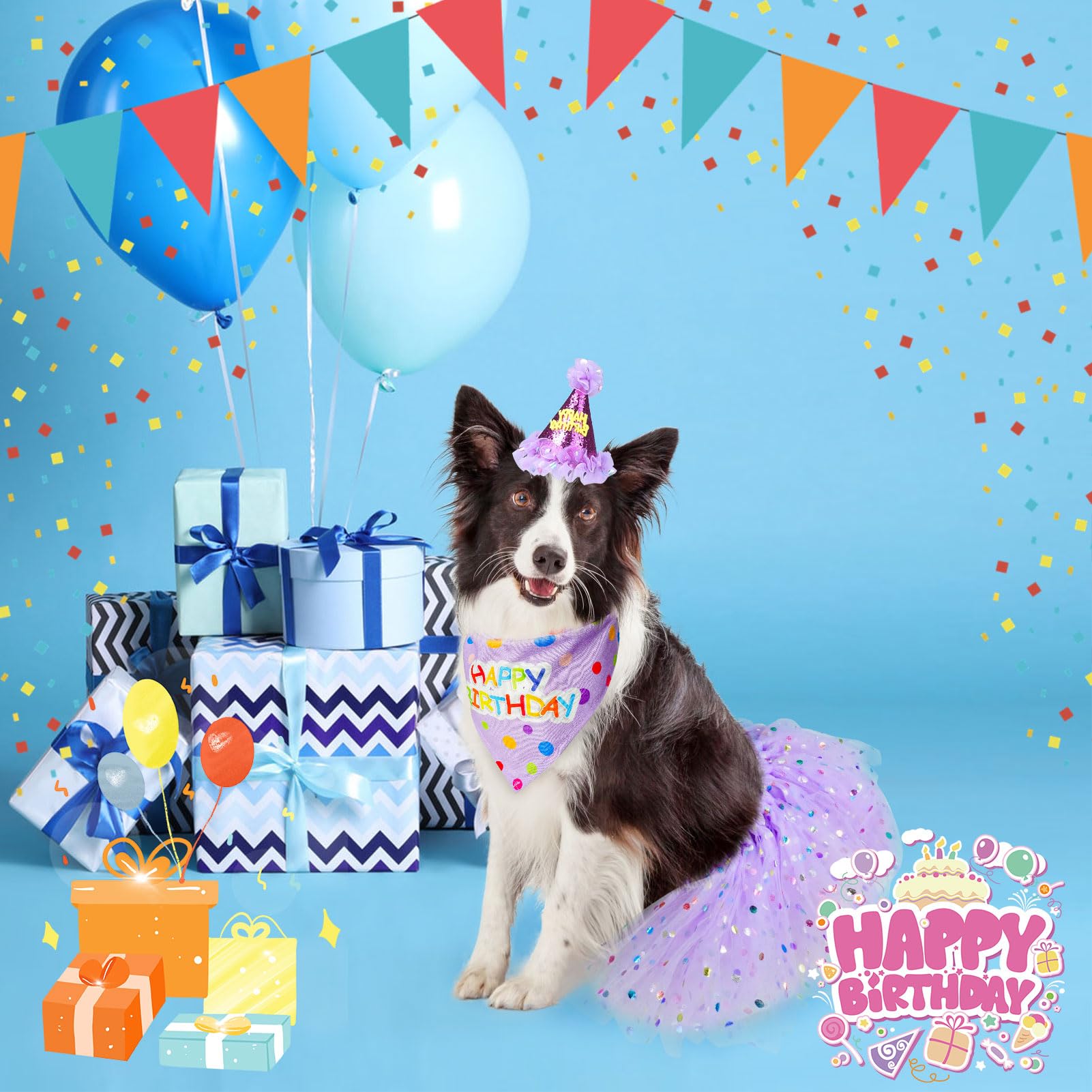 SCENEREAL dog birthday party scenewear creates festive, share-worthy celebrations.