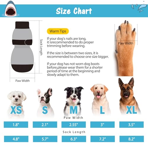 SCENEREAL dog socks with adjustable straps stay secure during walks.