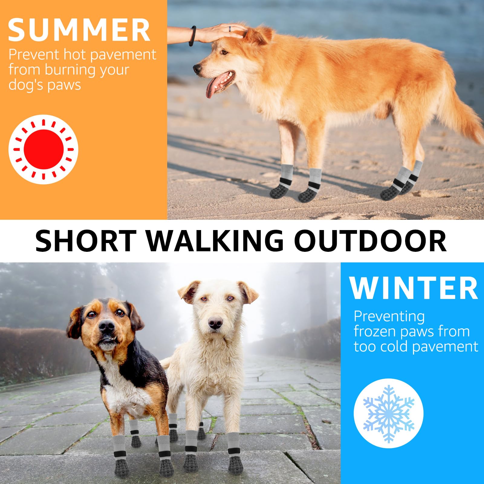 SCENEREAL breathable knit fabric keeps paws comfortable during wear.